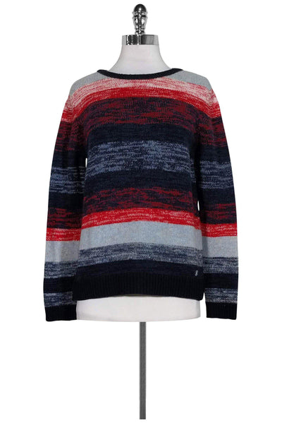 Current Boutique-Barbour - Navy, Red, Light Blue & White Sweater Sz 10