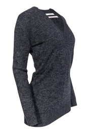 Current Boutique-Barrie - Grey Cashmere Sweater w/ Elbow Pads Sz M