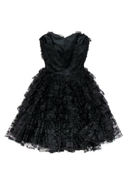 Current Boutique-Betsey Johnson - Black Lace Poofy Fit & Flare Dress Sz 0