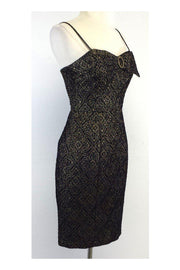 Current Boutique-Betsey Johnson - Embroidered Bodycon Dress Sz 2