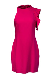 Current Boutique-Black Halo - Pink Ruffle Sleeve Dress Sz 10