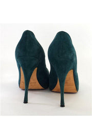 Current Boutique-Brian Atwood - Teal Suede Pumps Sz 8