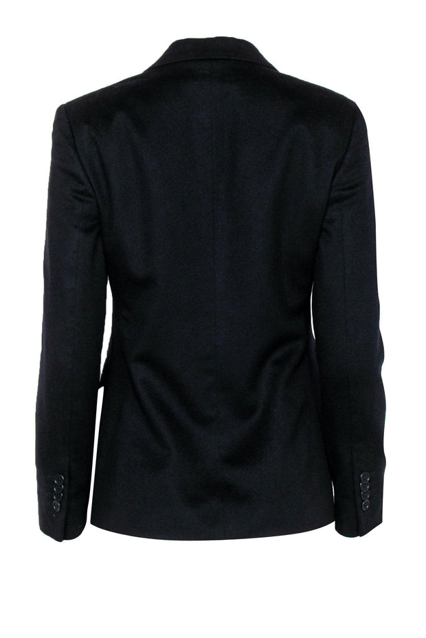 Current Boutique-Brooks Brothers - Black Cashmere Two-Button Blazer Sz 4P