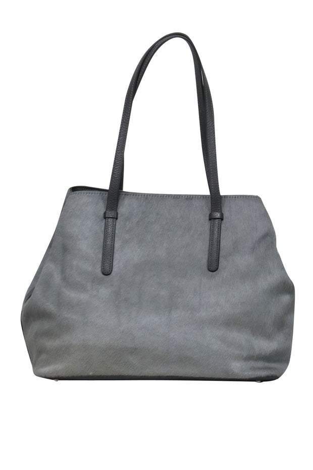 Current Boutique-Brooks Brothers - Grey Calf Hair Tote