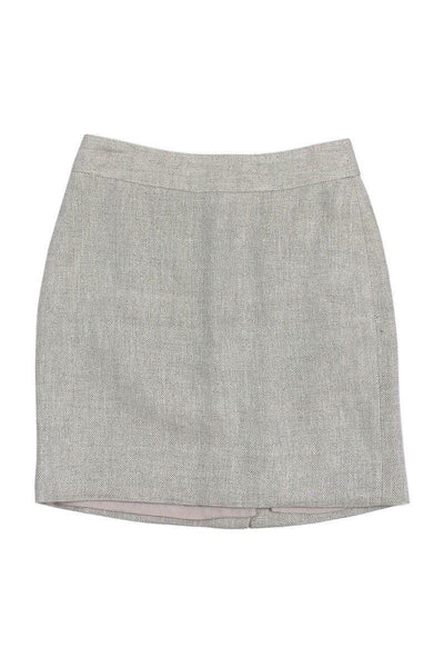 Current Boutique-Brooks Brothers - Tan Linen Skirt Sz 0