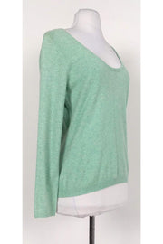 Current Boutique-Brunello Cucinelli - Mint Green Scoop Neck Sweater Sz XL