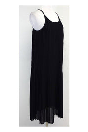 Current Boutique-Bruno Grizzo - Black Pleated Spaghetti Strap Dress Sz 8