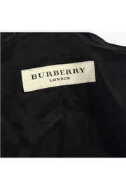 Current Boutique-Burberry - Black Lightweight Wool Blazer Sz 6