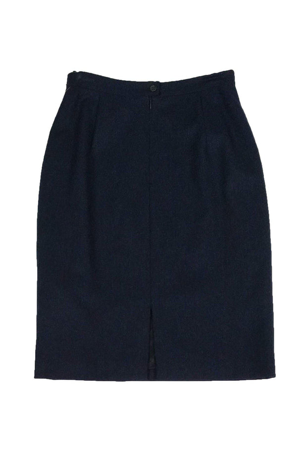 Current Boutique-Burberry - Navy Pencil Skirt Sz S