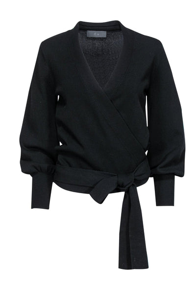 Current Boutique-CO - Black Wrap Sweater Sz S