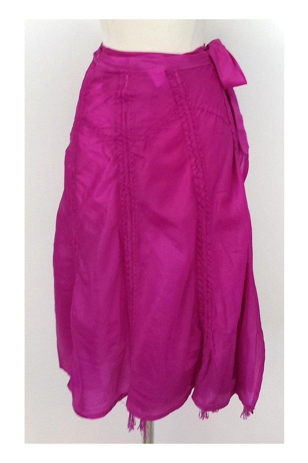 Current Boutique-Calypso - Limited Edition Fuchsia Para Wrap Skirt OS