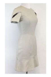 Current Boutique-Camilla and Marc - Grey Textured Cutout Short Sleeve Dress Sz 2
