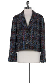 Current Boutique-Carlisle - Multicolor Tweed Blazer Sz 12