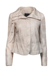 Current Boutique-Carlisle - Wrinkle Texture Leather Jacket Sz 4