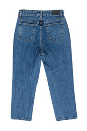 Current Boutique-Carmar - Light Wash Distressed High-Waist Jeans w/ Silver Stars Sz 25