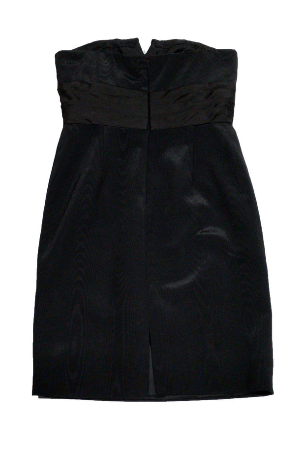 Current Boutique-Carmen Marc Valvo - Black Strapless Dress Sz 10