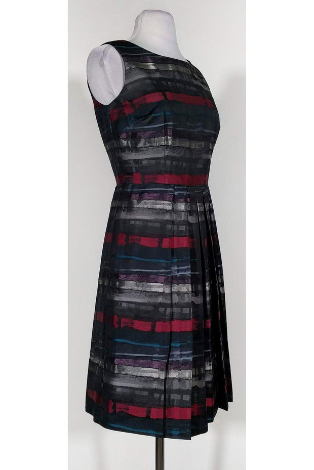 Current Boutique-Carmen Marc Valvo - Multicolor Fit & Flare Dress Sz 4