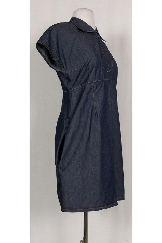 Current Boutique-Carven - Short Sleeve Denim Dress Sz 6