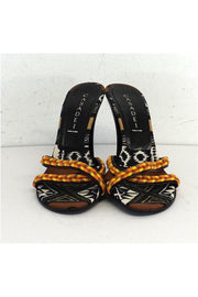 Current Boutique-Casadei - Multicolor Tribal Print Strappy Sandals Sz 8