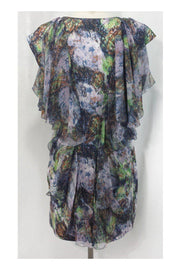 Current Boutique-Catherine Malandrino - Abstract/Watercolor Silk Dress Sz 4