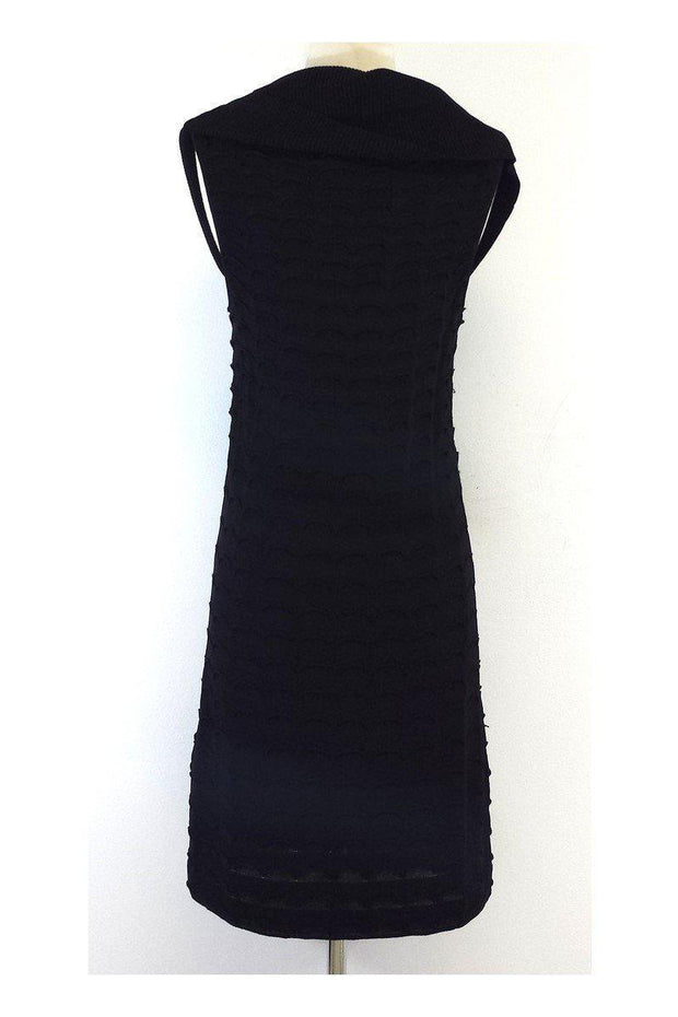 Current Boutique-Catherine Malandrino - Black Sweater Shift Dress Sz L