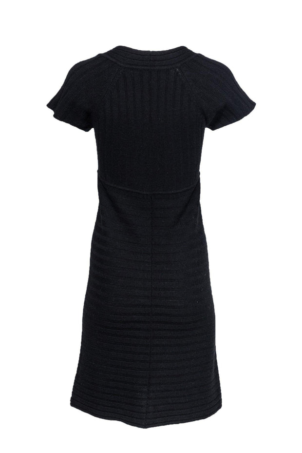 Current Boutique-Catherine Malandrino - Black Wool Blend Dress Sz S