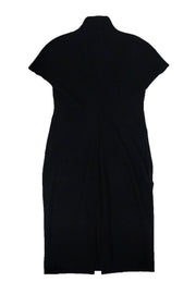 Current Boutique-Catherine Malandrino - Black Zip Dress Sz P