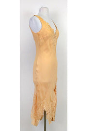 Current Boutique-Catherine Malandrino - Orange Silk Dress Sz 4