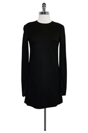 Current Boutique-Celine - Black Long Sleeve Shift Dress Sz 4