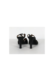 Current Boutique-Celine - Black Open Toe Heels Sz 7.5