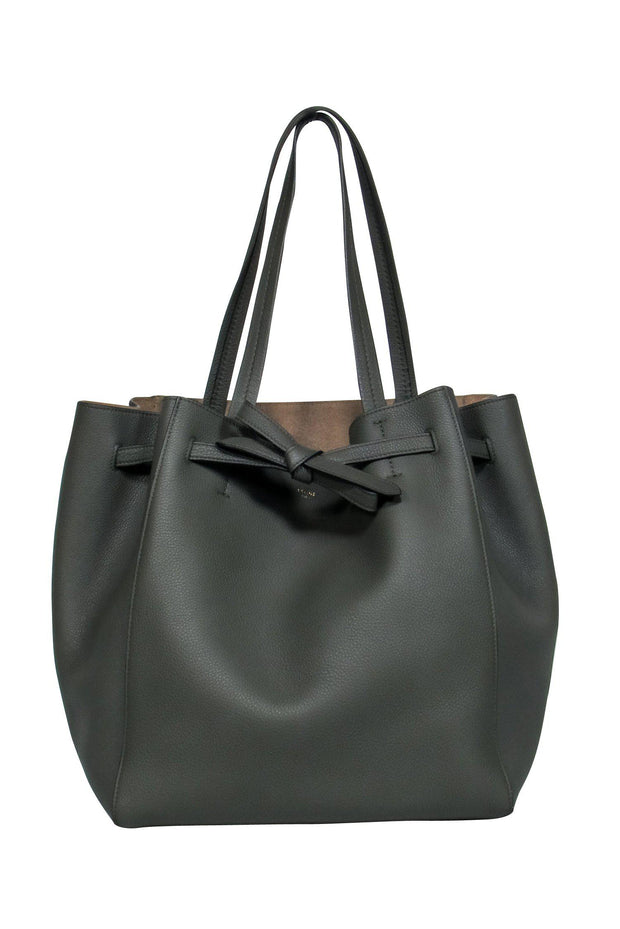 Green leather strap bag Celine - Second Hand / Occasion – Vintega