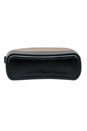 Current Boutique-Chanel - Beige & Black Leather Quilted "Gabrielle" Handbag