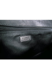Current Boutique-Chanel - Black Leather Chevron Clutch