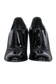 Current Boutique-Chanel - Black Leather Loafer Pumps w/ Quilted Detail 6.5