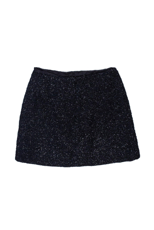 Chanel - Black Metallic Miniskirt Sz 4 – Current Boutique