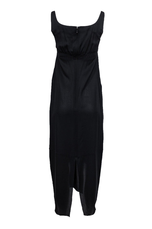 Chanel - Black Silk Maxi Dress Sz 8 – Current Boutique