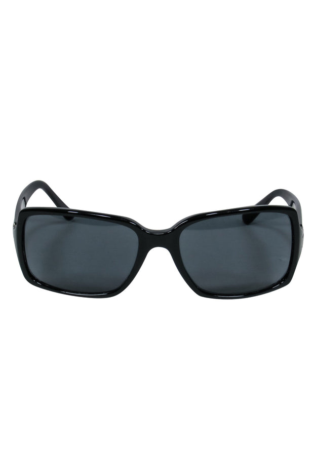 Chanel Black Y2K Square Frame Sunglasses – Vintage by Misty