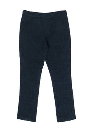 Current Boutique-Chanel – Navy Straight Leg Tweed Pants Sz 34