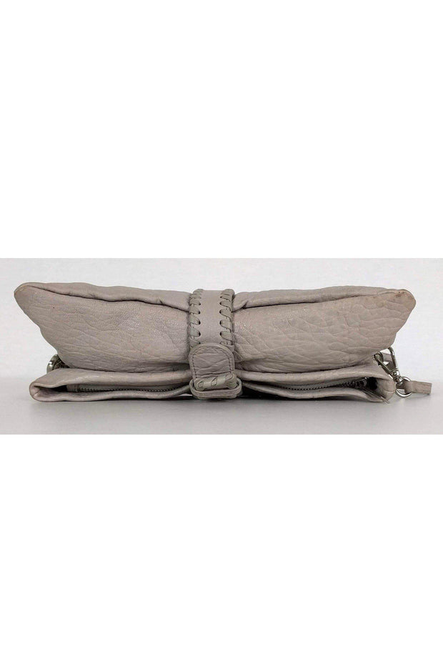 Current Boutique-Charles Jourdan - Grey Leather Crossbody Bag