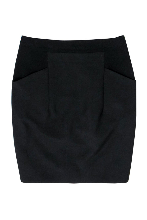 Current Boutique-Chloe - Black Pencil Skirt w/ Pockets Sz 6
