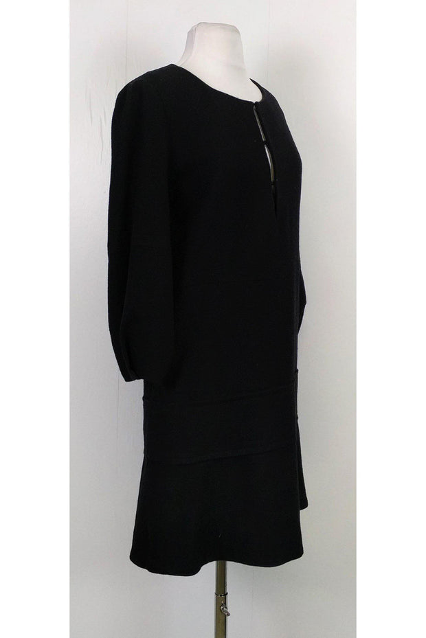Current Boutique-Chloe - Black Wool Dress Sz 6