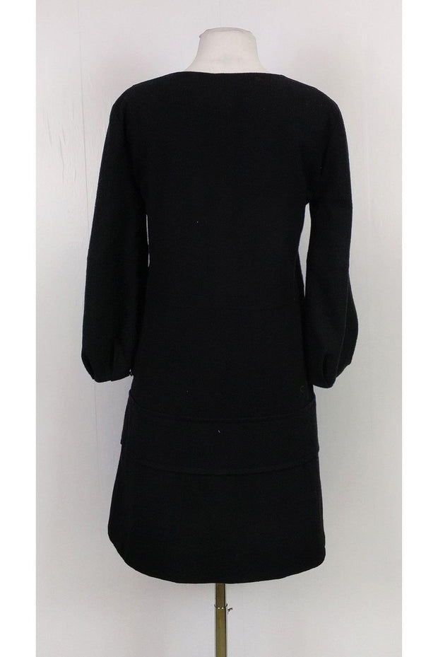 Current Boutique-Chloe - Black Wool Dress Sz 6