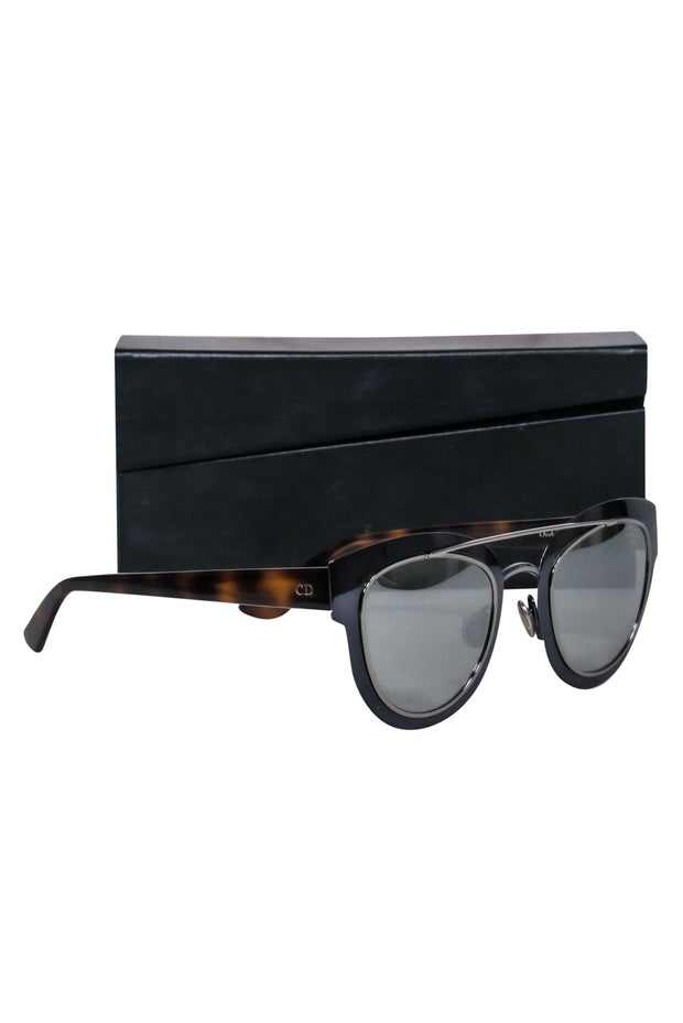DIOR DiorSignaturem1U 58 Blue & Tortoise Sunglasses | Sunglass Hut USA