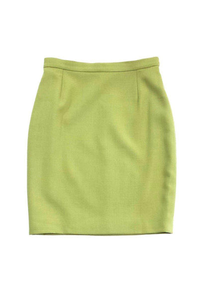 Current Boutique-Christian LaCroix - Green Wool Skirt Sz 10