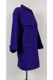 Current Boutique-Christian LaCroix - Purple Oversized Coat Sz 8