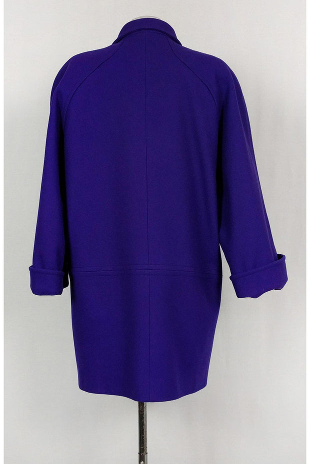 Current Boutique-Christian LaCroix - Purple Oversized Coat Sz 8