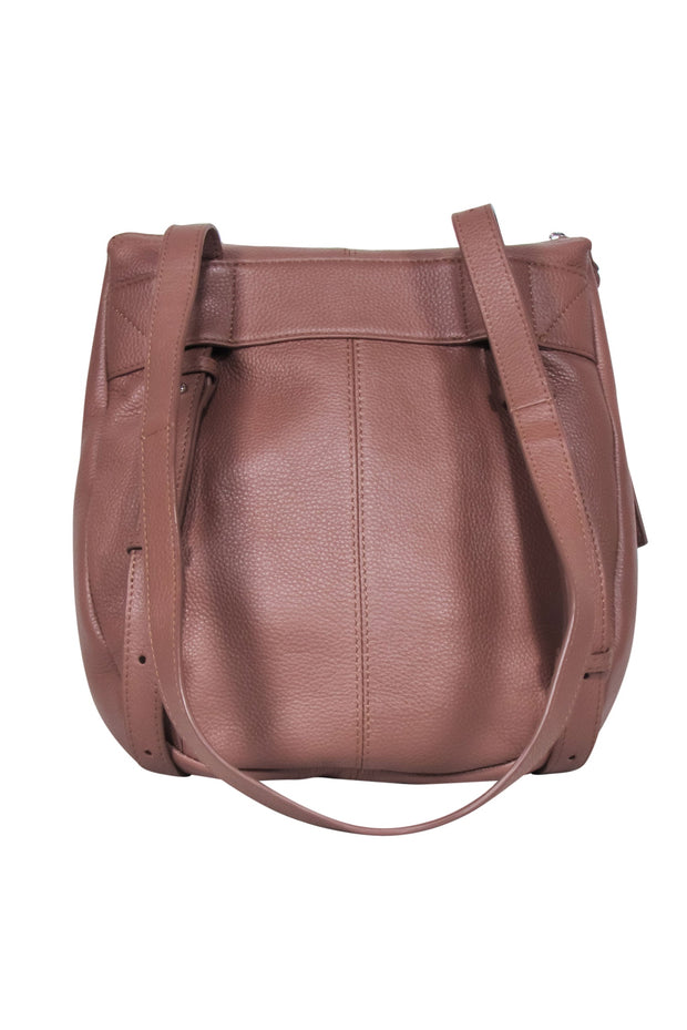 Current Boutique-Christopher Kon - Light Brown Pebbled Leather Backpack