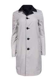 Current Boutique-Cinzia Rocca - Long Reversible Raincoat Sz 6