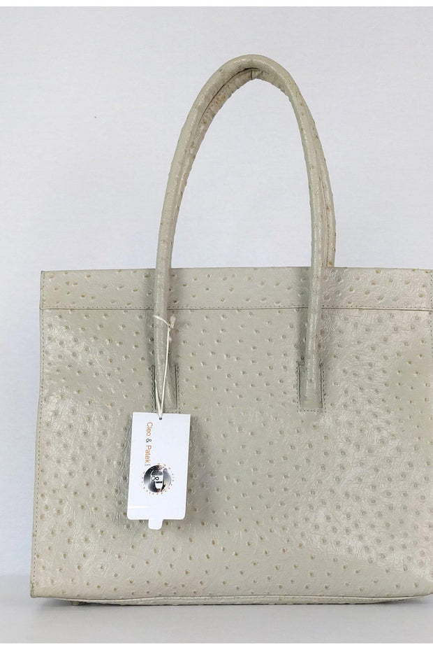 Current Boutique-Cleo & Patek - Cream Textured Tote Bag