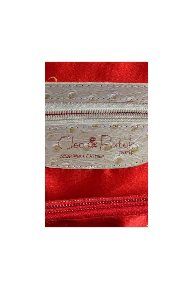 CLEO & PATEK Ostrich Leather Purse – The Snob Shop